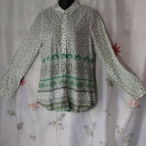 Old Navy, size Medium, long sleeve, button-up, top